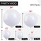 White Latex Balloons 99pcs Assorted Sizes Balloon Garland Kit